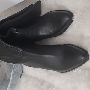 Neutralizer black Leather Wide Calf